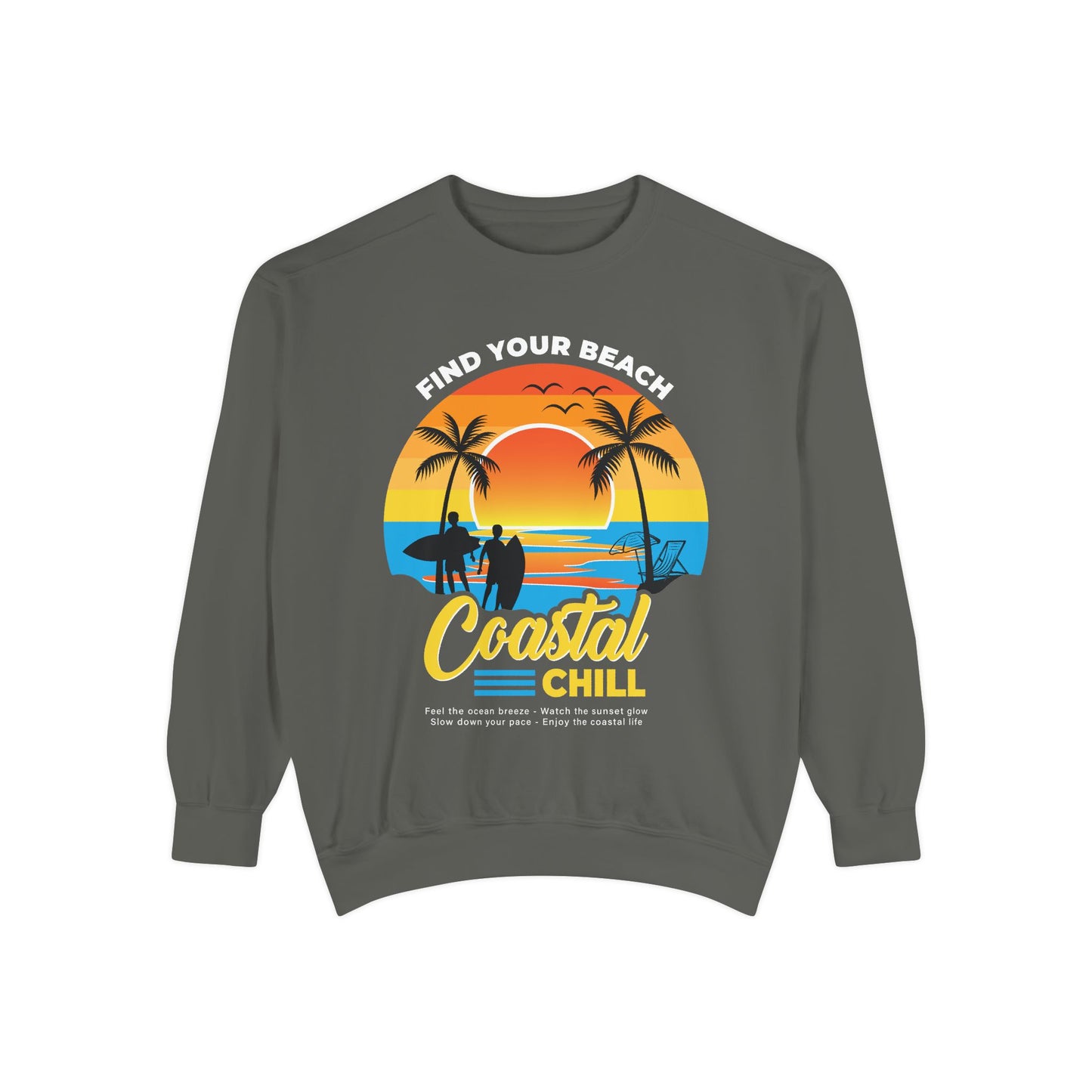 Access Travel "Coastal Chill" Beach Sunset Sweatshirt