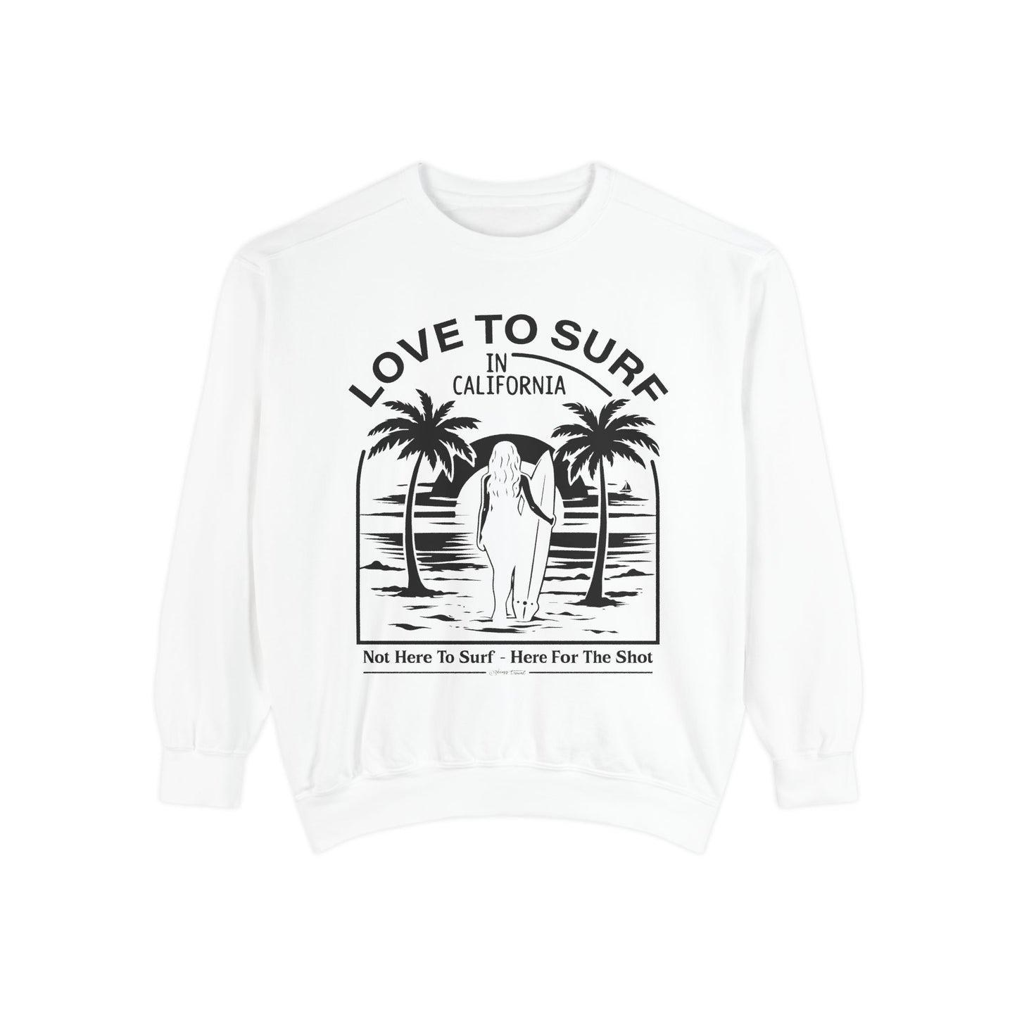 Access Travel "Love to Surf" Sweatshirt — California Surf Vintage