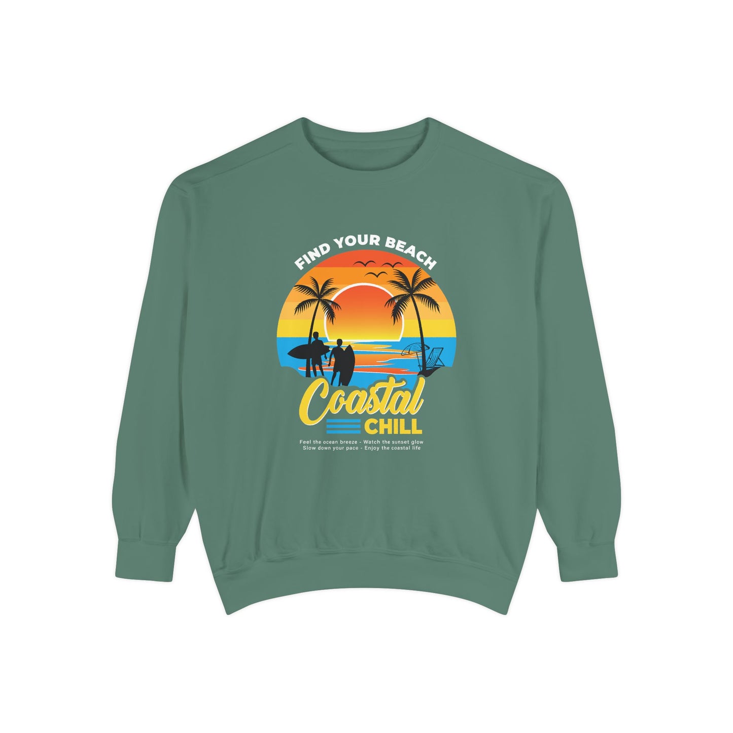 Access Travel "Coastal Chill" Beach Sunset Sweatshirt