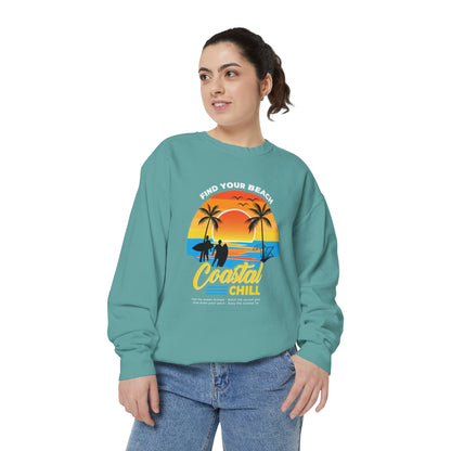 Access Travel "Coastal Chill" Beach Sunset Sweatshirt