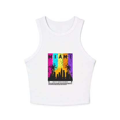 Access Travel "Miami" Retro Sunset Racer Tank