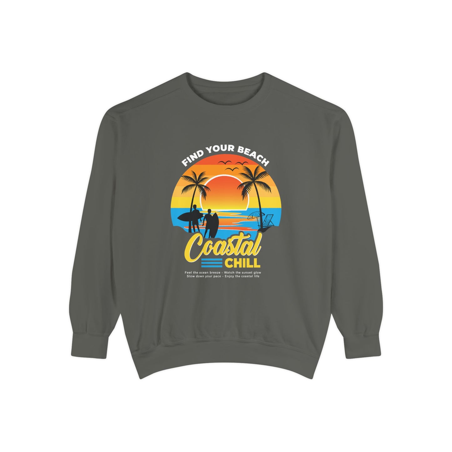 Access Travel "Coastal Chill" Beach Sunset Sweatshirt