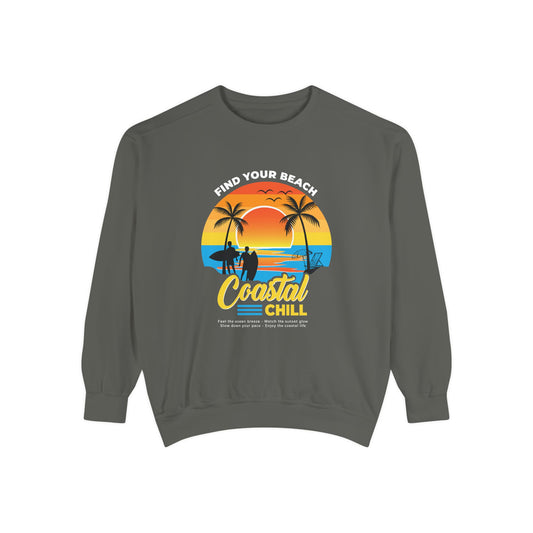 Access Travel "Coastal Chill" Beach Sunset Sweatshirt