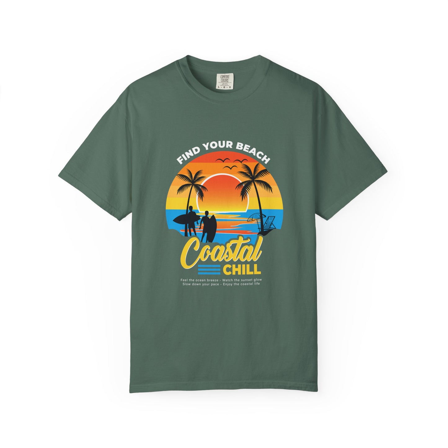 Access Travel "Coastal Chill" Beach Sunset T-Shirt