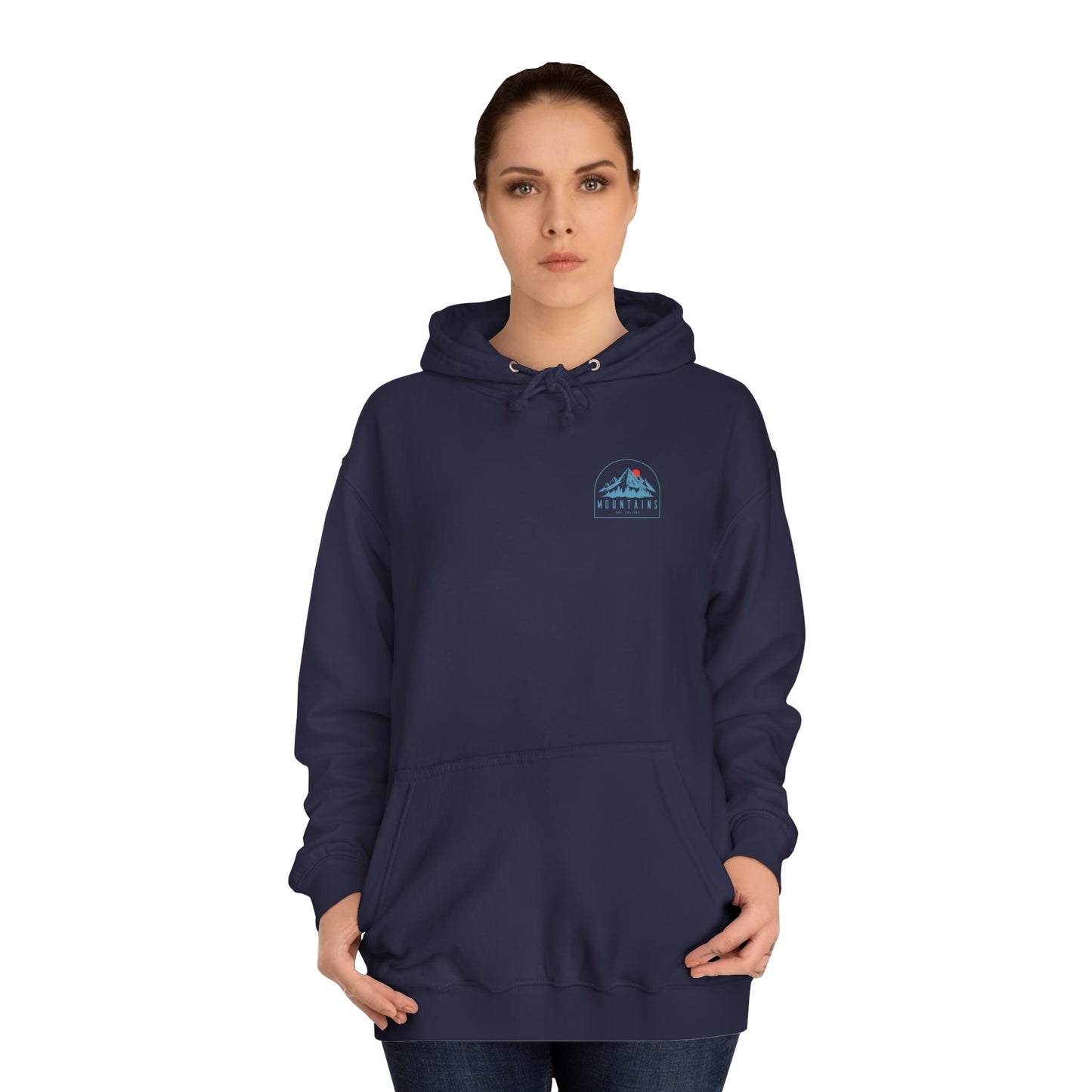 Access Travel "Mountains Are Calling" Sunset Hiking Hoodie