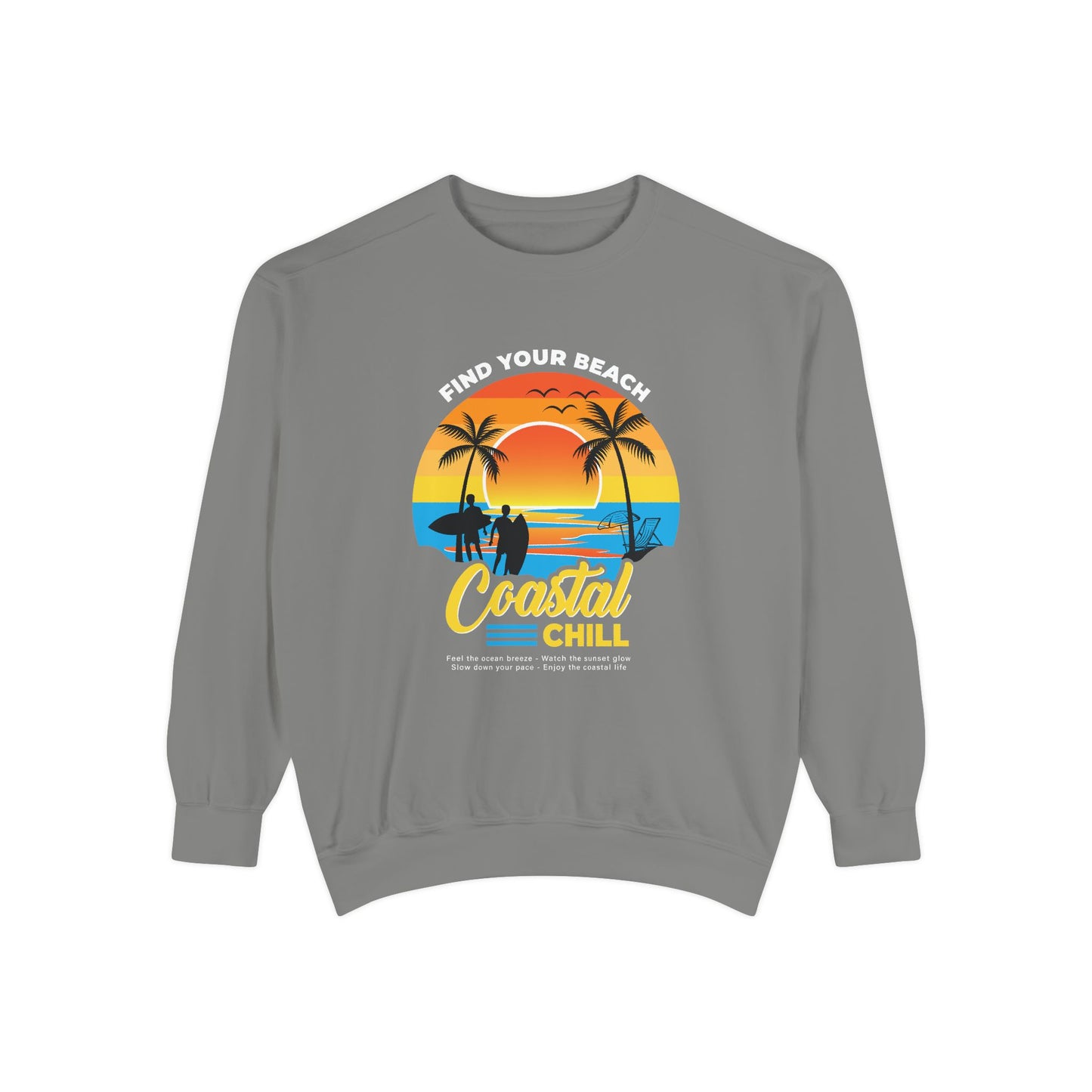 Access Travel "Coastal Chill" Beach Sunset Sweatshirt