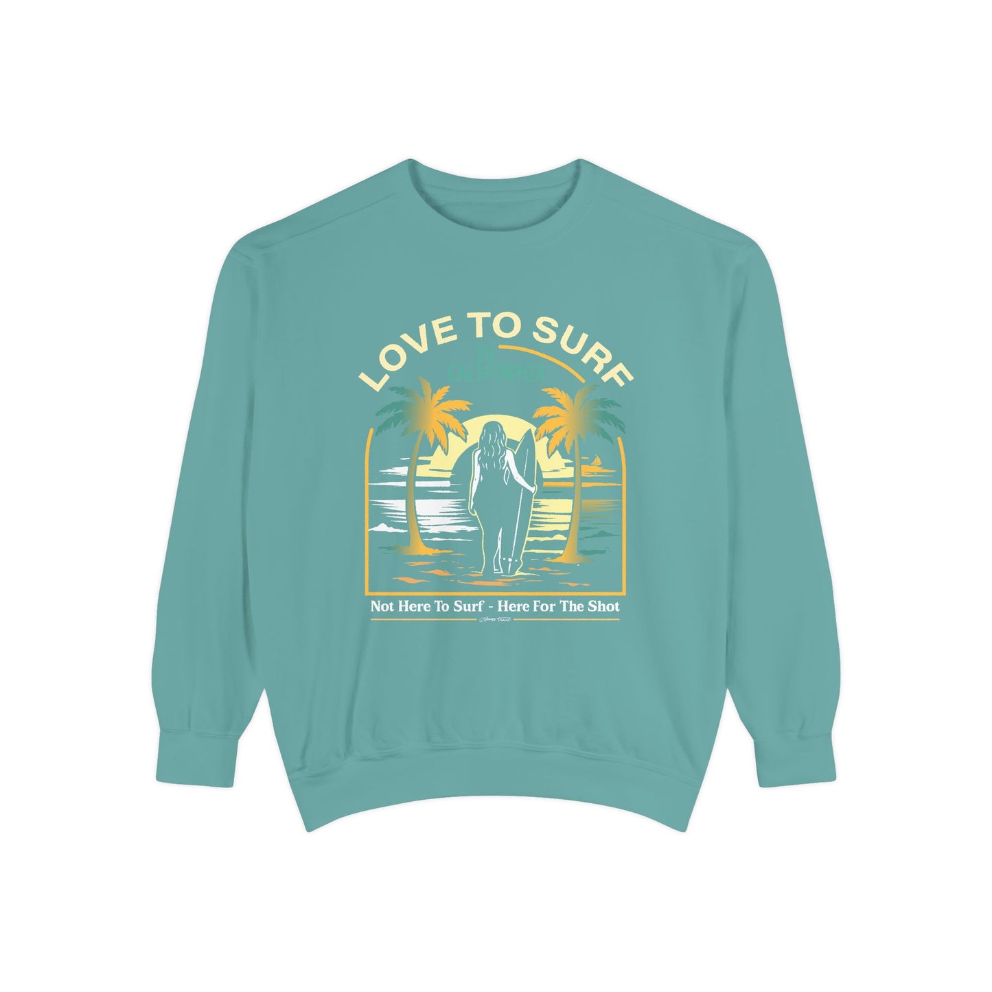 Access Travel "Love to Surf" Sweatshirt — California Surf Vintage