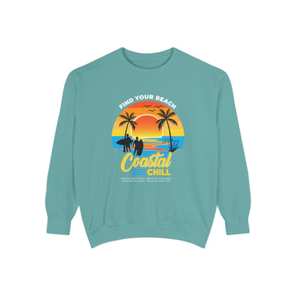 Access Travel "Coastal Chill" Beach Sunset Sweatshirt