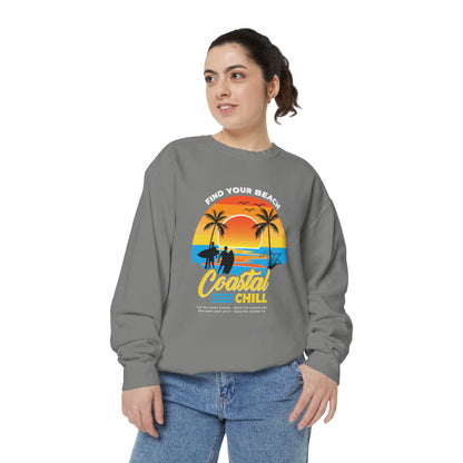 Access Travel "Coastal Chill" Beach Sunset Sweatshirt