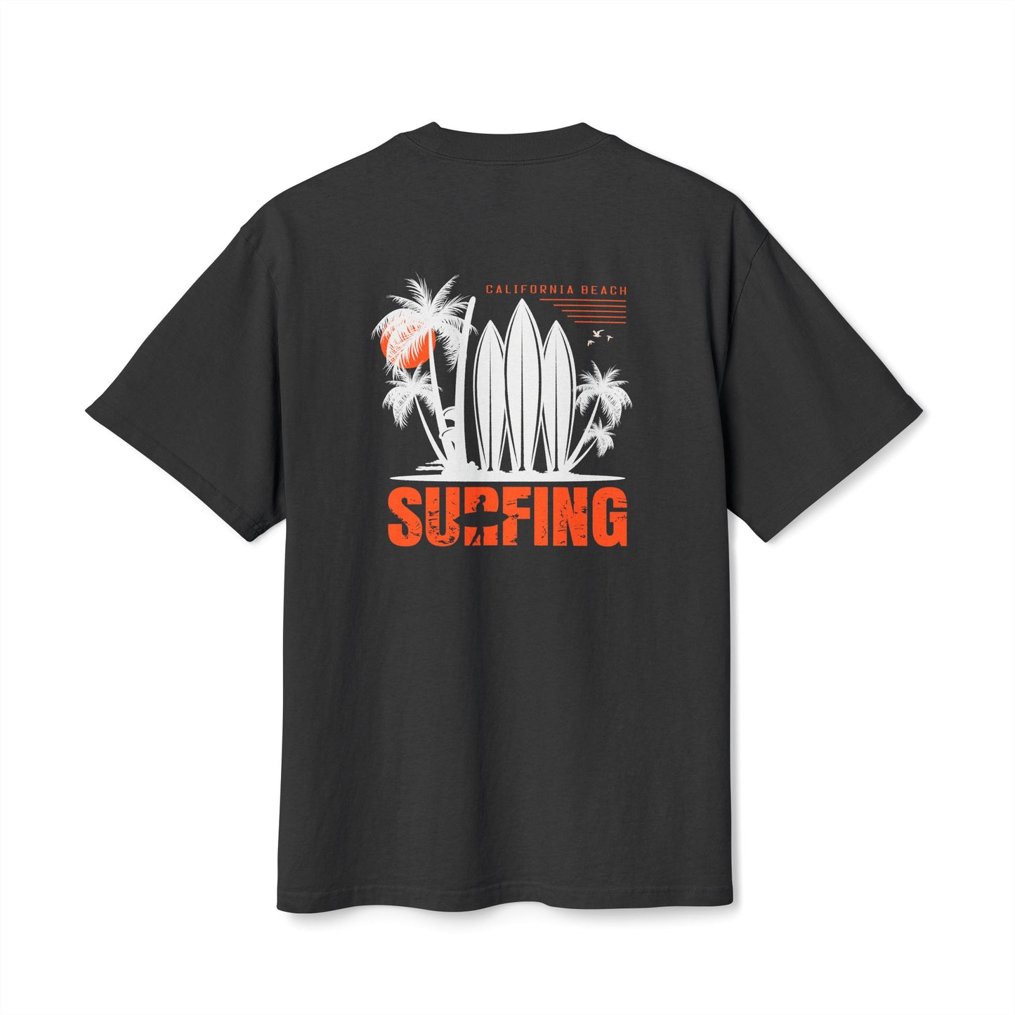 Access Travel "Surfing" Vintage Palm Trees & Surfboards Beach T-Shirt