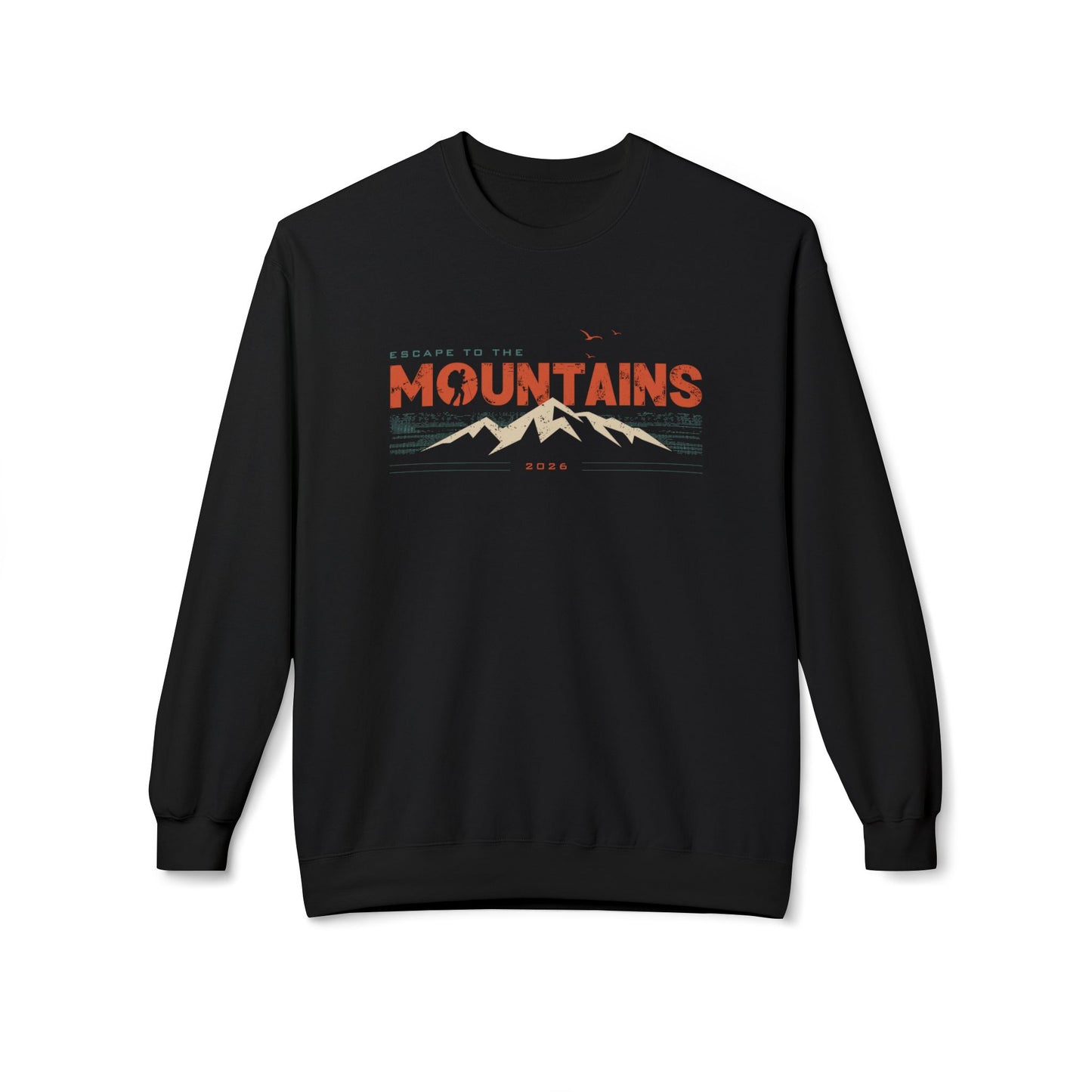 Access Travel "Escape To The Mountains" Adventure Hiking Sweatshirt