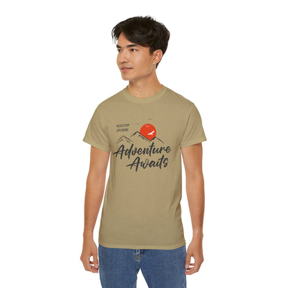 Access Travel "Adventure Awaits" Mountain Graphic T-Shirt