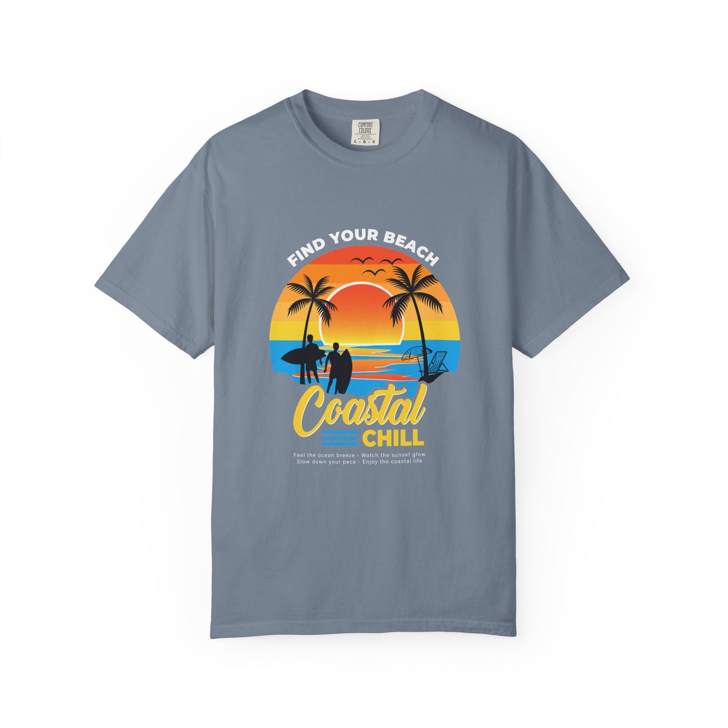 Access Travel "Coastal Chill" Beach Sunset T-Shirt