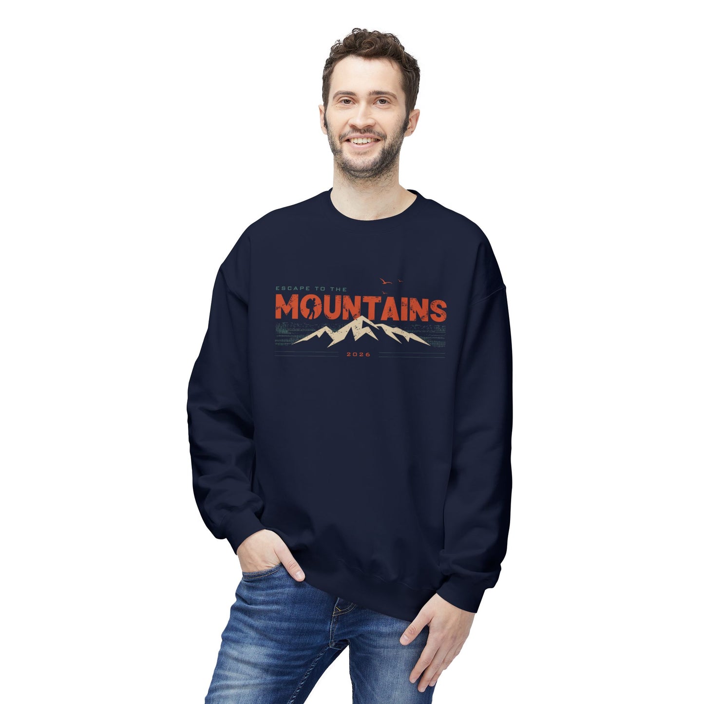 Access Travel "Escape To The Mountains" Adventure Hiking Sweatshirt