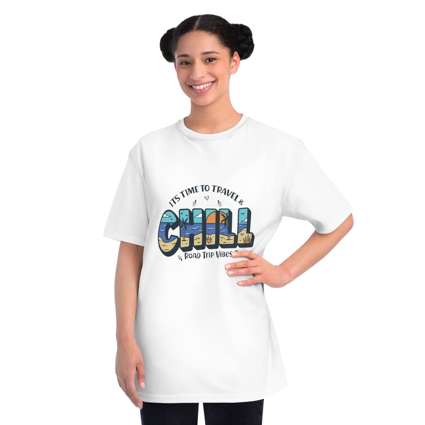 Access Travel "Chill Road Trip Vibes" Beach Graphic T-Shirt