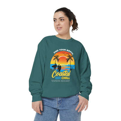 Access Travel "Coastal Chill" Beach Sunset Sweatshirt