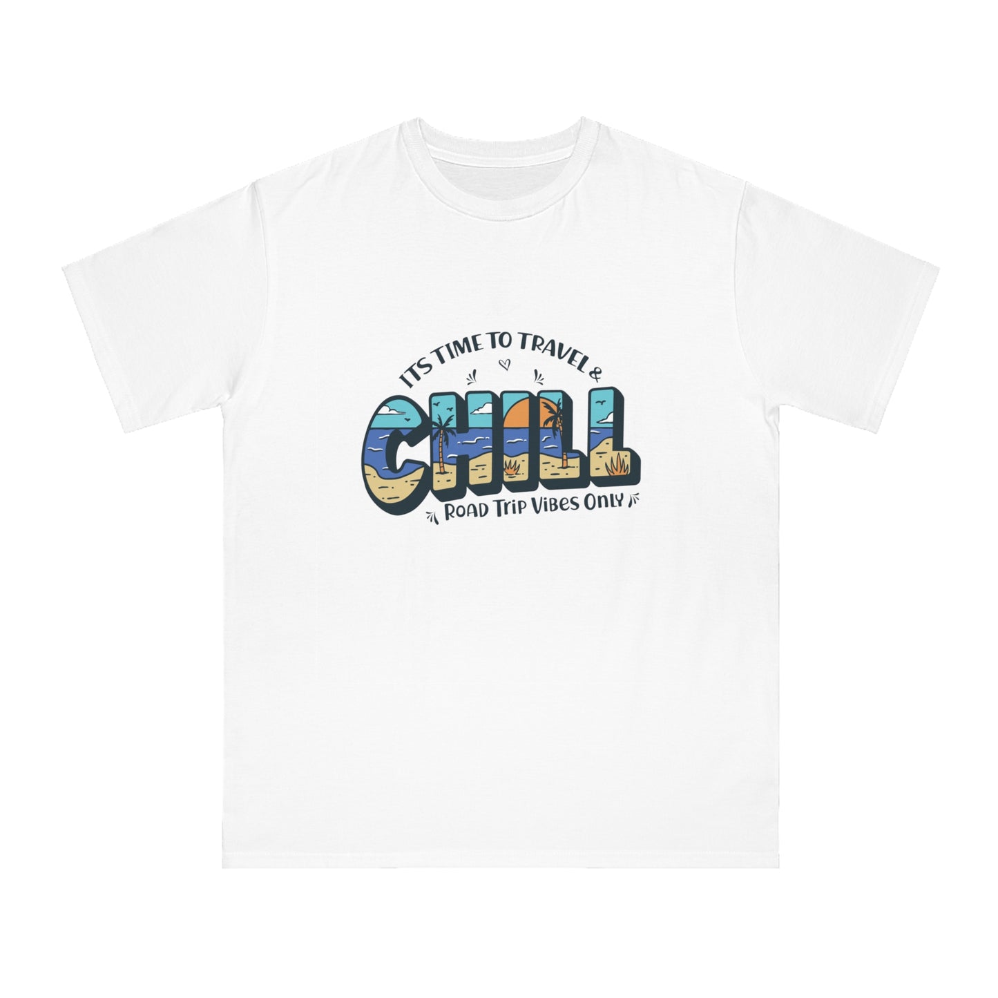 Access Travel "Chill Road Trip Vibes" Beach Graphic T-Shirt