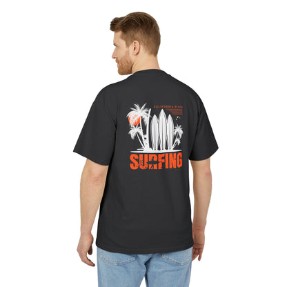 Access Travel "Surfing" Vintage Palm Trees & Surfboards Beach T-Shirt