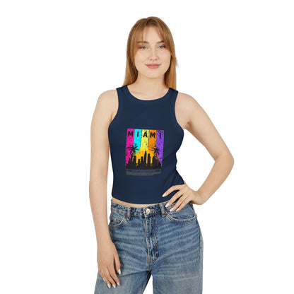Access Travel "Miami" Retro Sunset Racer Tank