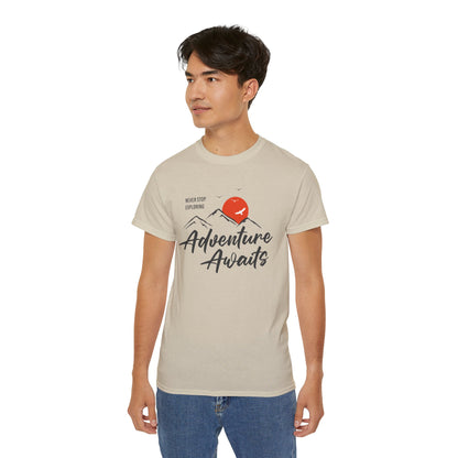 Access Travel "Adventure Awaits" Mountain Graphic T-Shirt
