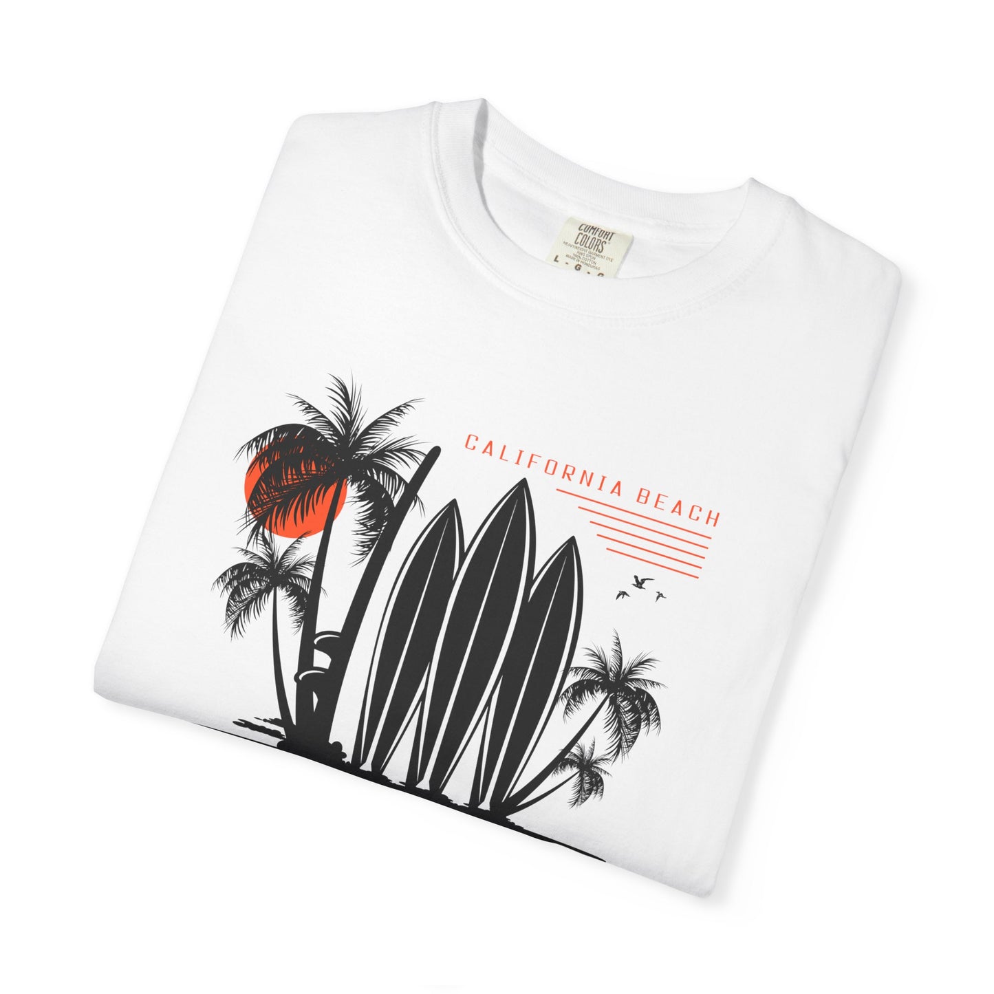 Access Travel "Surfing" Beach Palm Tee