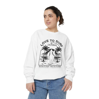 Access Travel "Love to Surf" Sweatshirt — California Surf Vintage