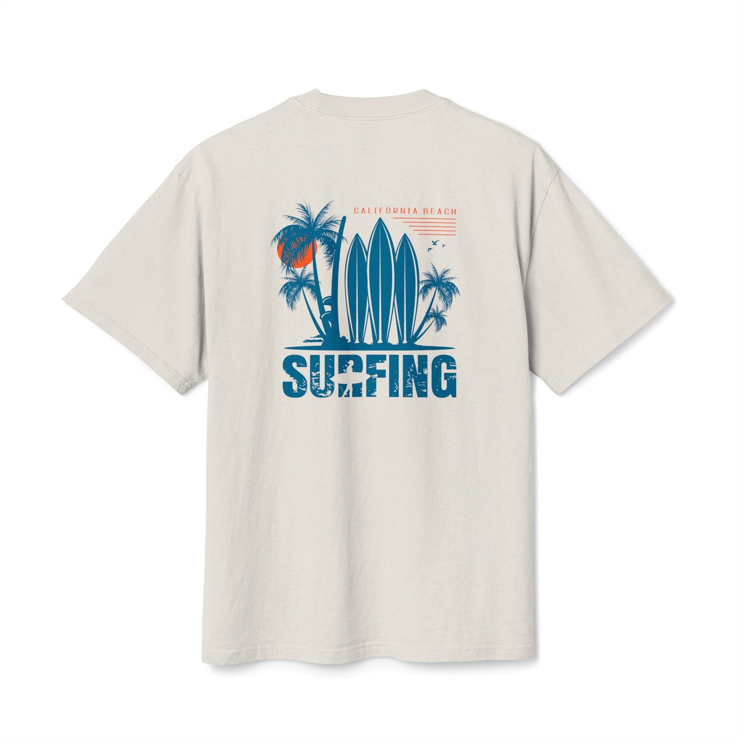 Access Travel "Surfing" Vintage Palm Trees & Surfboards Beach T-Shirt