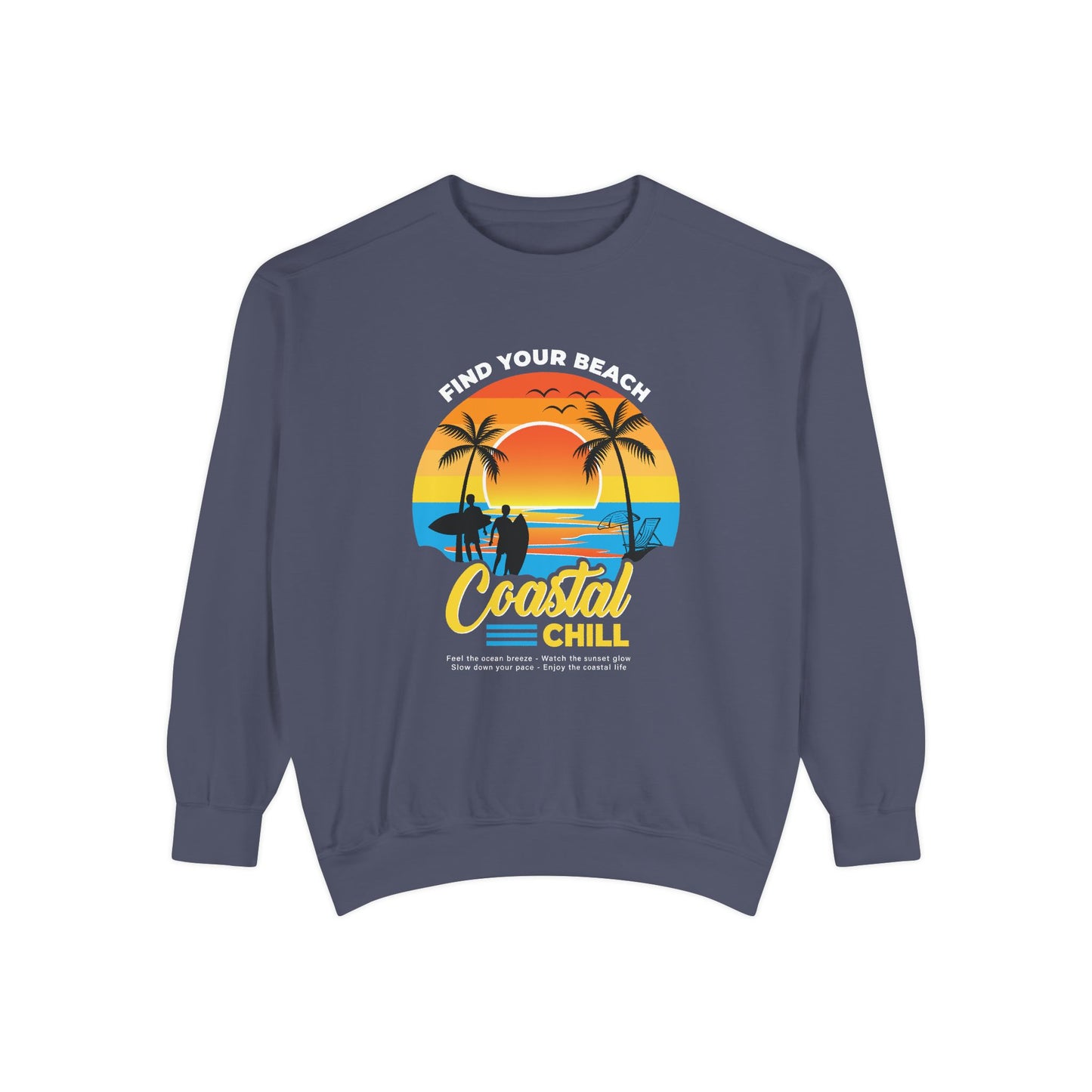 Access Travel "Coastal Chill" Beach Sunset Sweatshirt