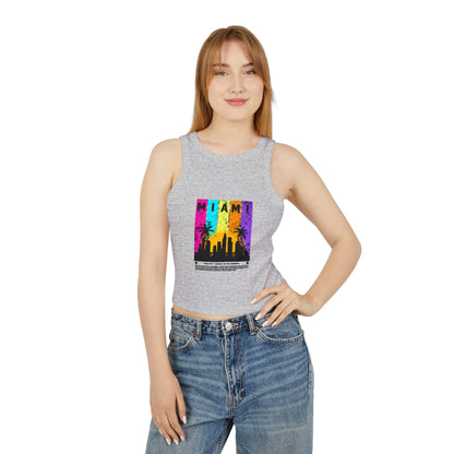 Access Travel "Miami" Retro Sunset Racer Tank