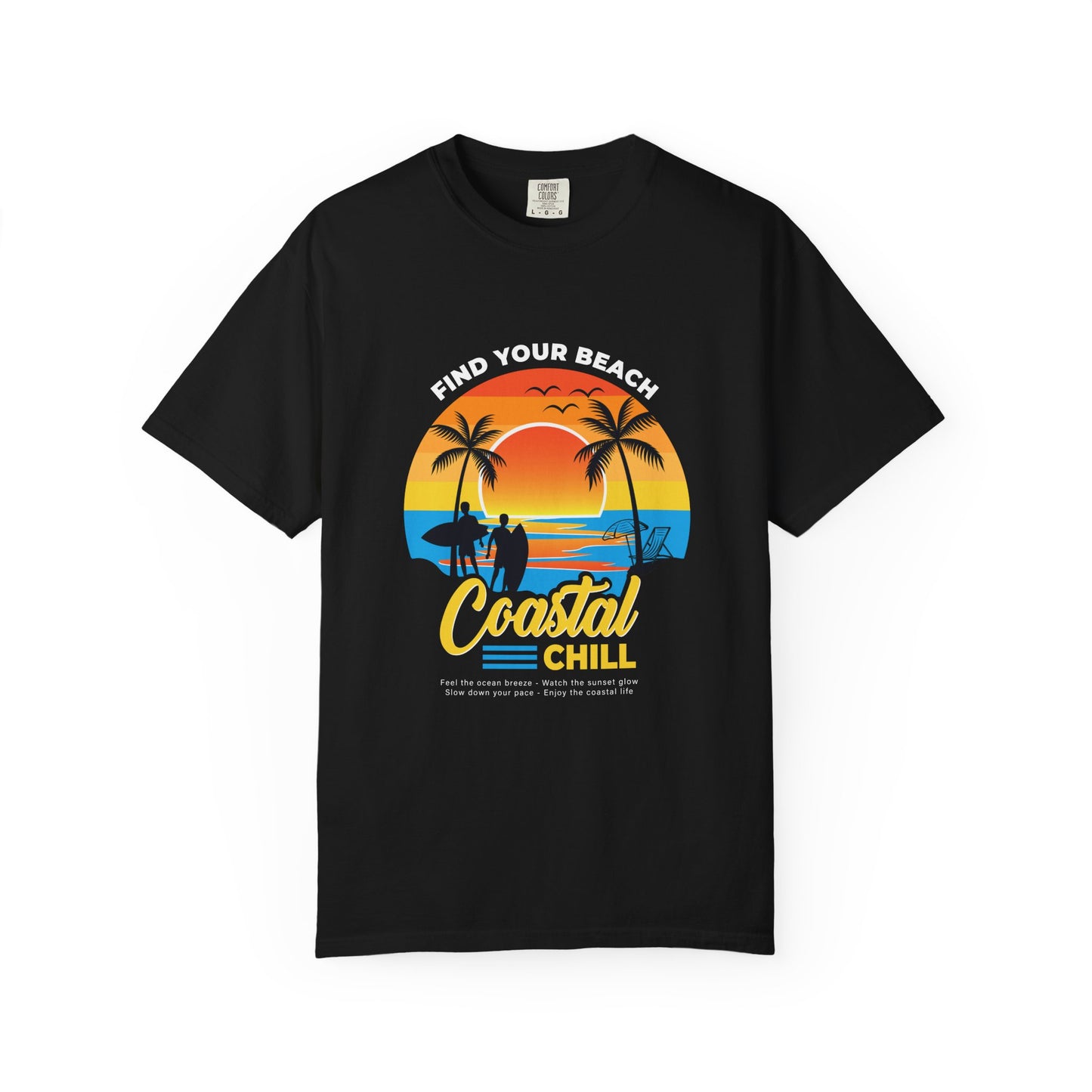 Access Travel "Coastal Chill" Beach Sunset T-Shirt