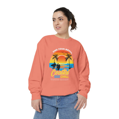 Access Travel "Coastal Chill" Beach Sunset Sweatshirt