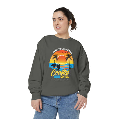 Access Travel "Coastal Chill" Beach Sunset Sweatshirt