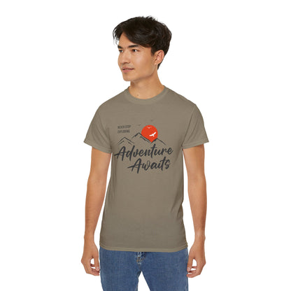 Access Travel "Adventure Awaits" Mountain Graphic T-Shirt
