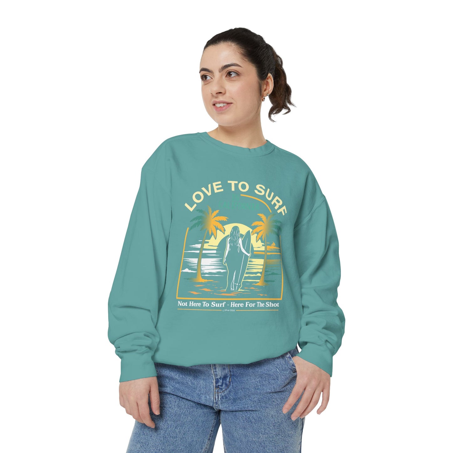 Access Travel "Love to Surf" Sweatshirt — California Surf Vintage