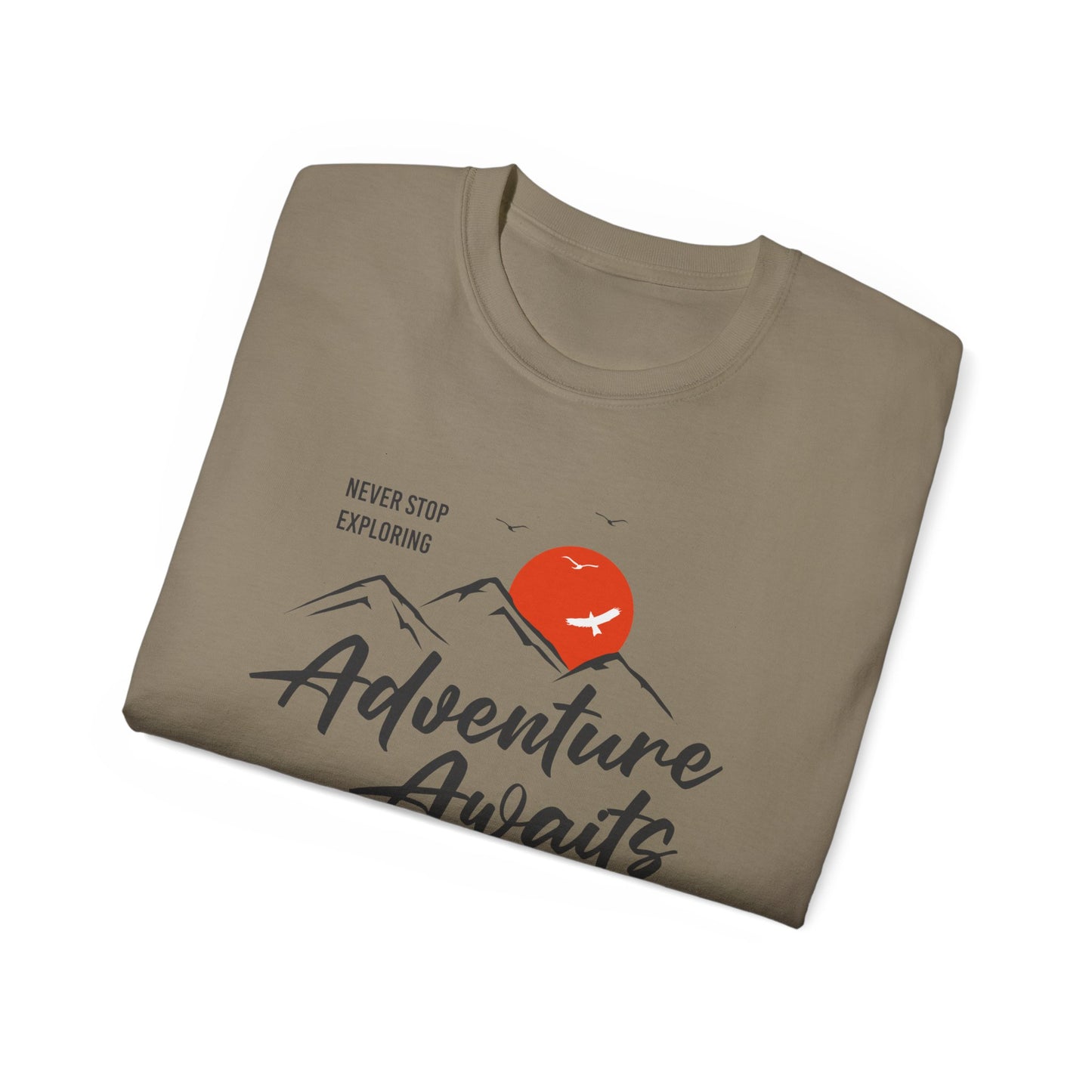 Access Travel "Adventure Awaits" Mountain Graphic T-Shirt