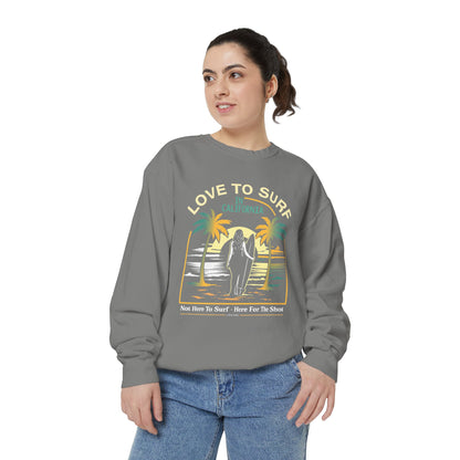 Access Travel "Love to Surf" Sweatshirt — California Surf Vintage