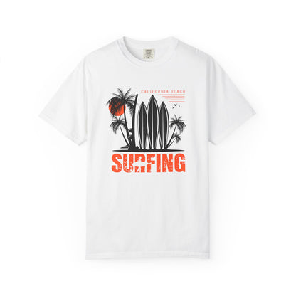 Access Travel "Surfing" Beach Palm Tee