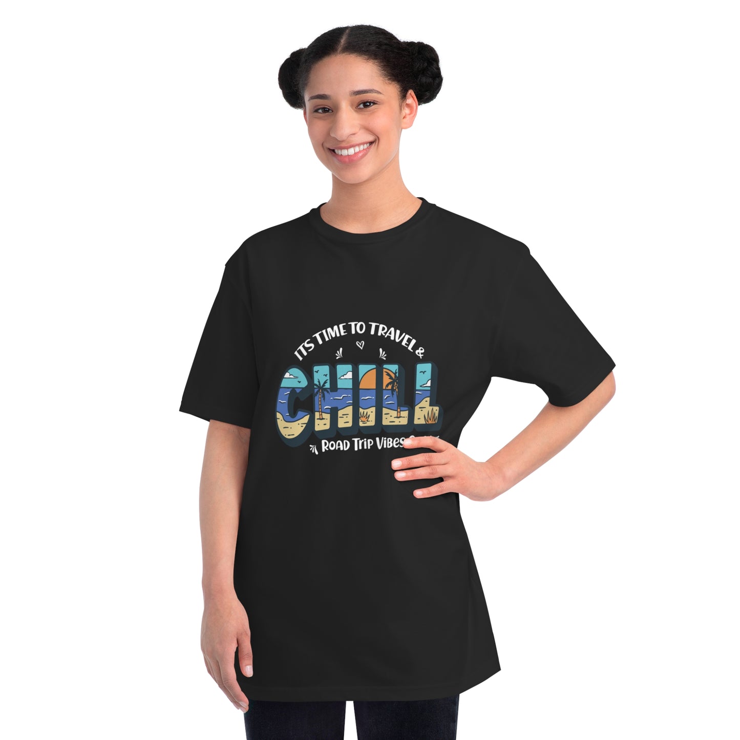 Access Travel "Chill Road Trip Vibes" Beach Graphic T-Shirt