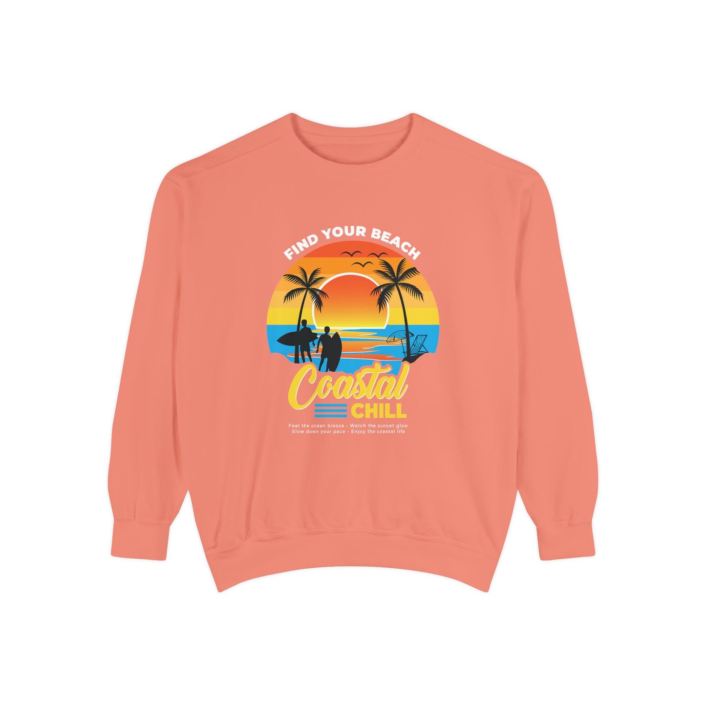 Access Travel "Coastal Chill" Beach Sunset Sweatshirt