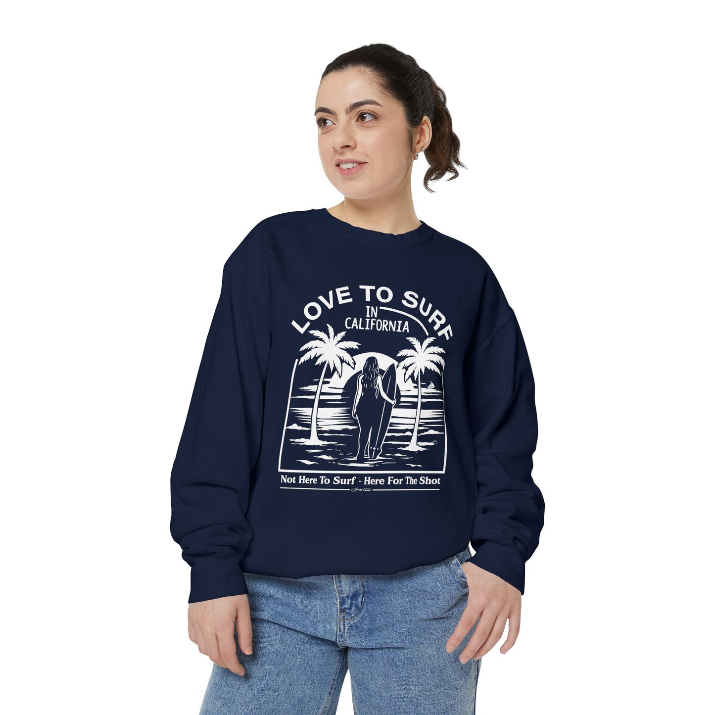 Access Travel "Love to Surf" Sweatshirt — California Surf Vintage