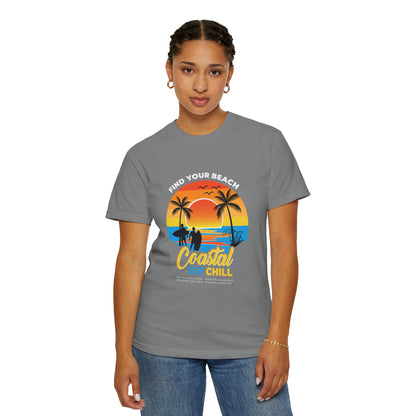Access Travel "Coastal Chill" Beach Sunset T-Shirt