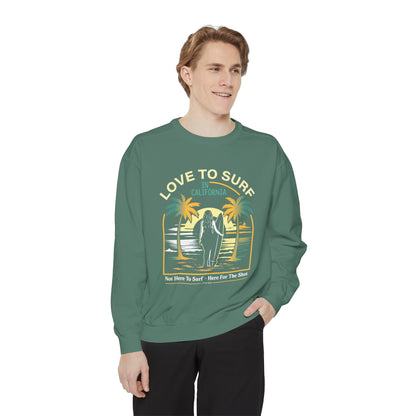 Access Travel "Love to Surf" Sweatshirt — California Surf Vintage