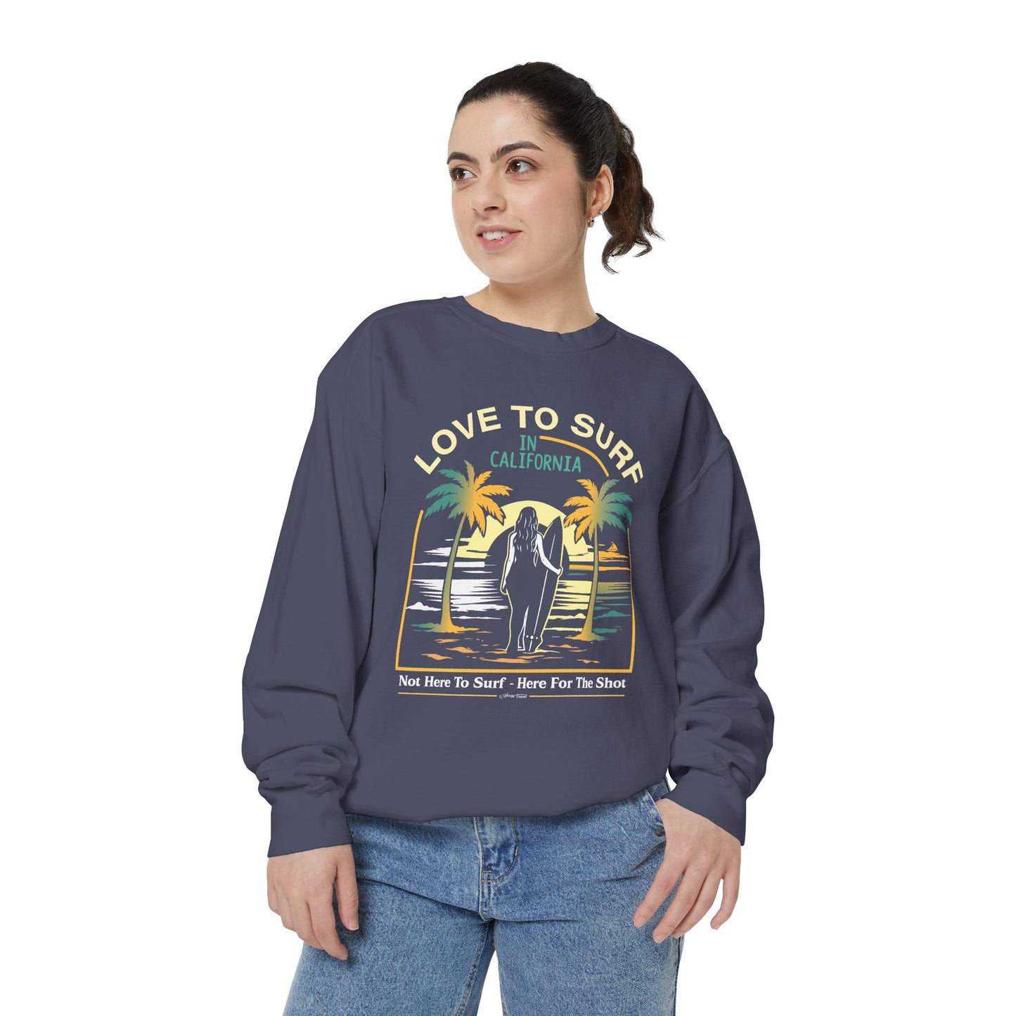 Access Travel "Love to Surf" Sweatshirt — California Surf Vintage