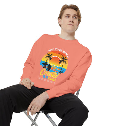 Access Travel "Coastal Chill" Beach Sunset Sweatshirt