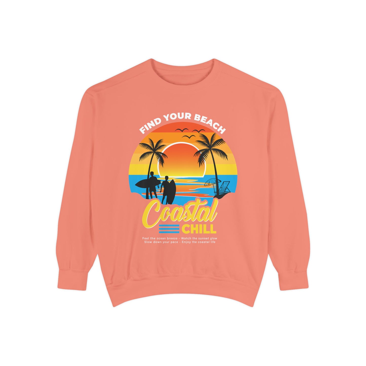 Access Travel "Coastal Chill" Beach Sunset Sweatshirt