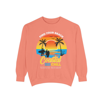 Access Travel "Coastal Chill" Beach Sunset Sweatshirt