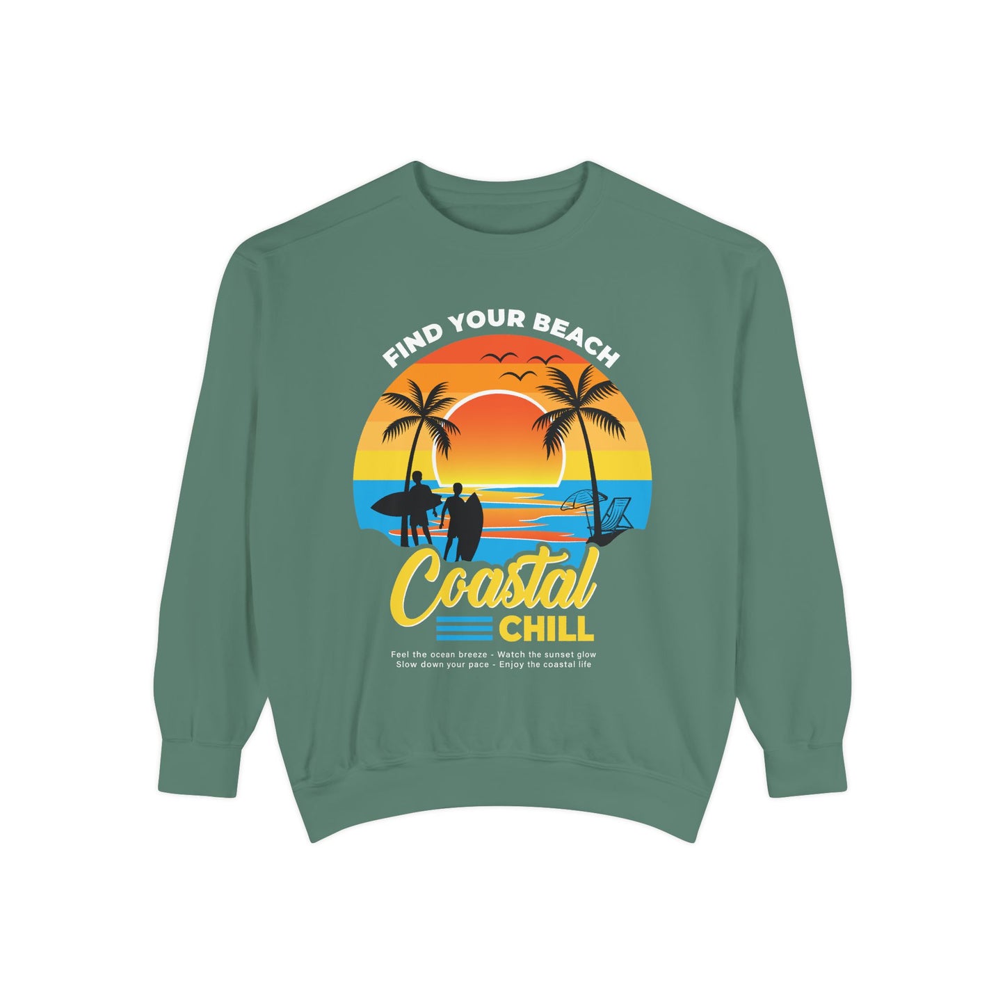 Access Travel "Coastal Chill" Beach Sunset Sweatshirt