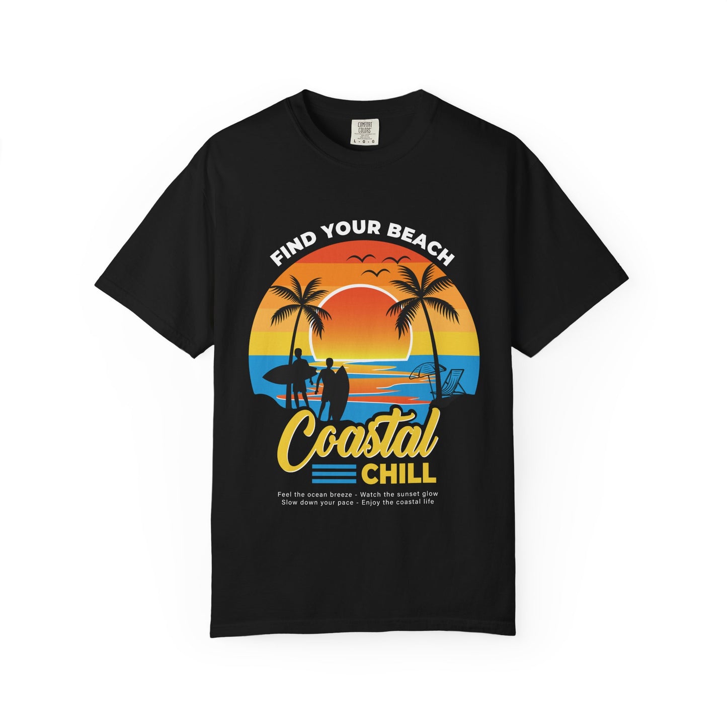 Access Travel "Coastal Chill" Beach Sunset T-Shirt