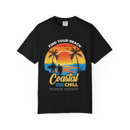 Access Travel "Coastal Chill" Beach Sunset T-Shirt