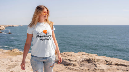 Access Travel "Adventure Awaits" Mountain Graphic T-Shirt